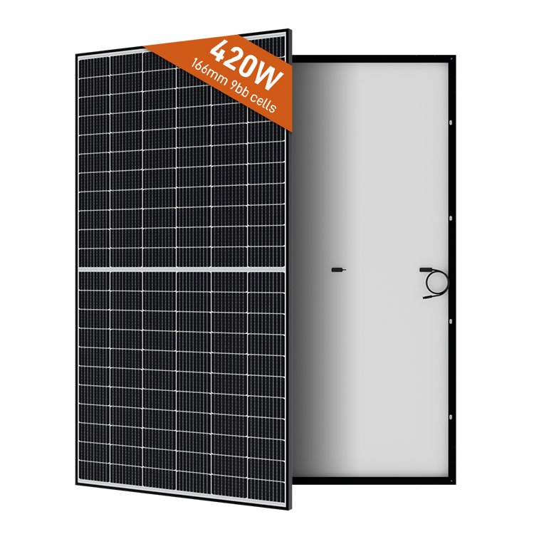 P type Black Frame Mono Solar Panel 420W